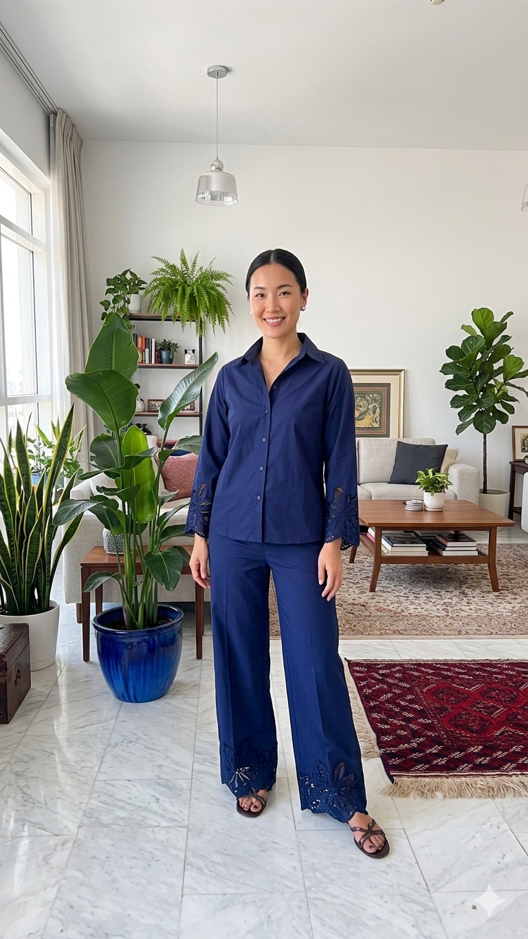 Casual Two Piece - Button Down