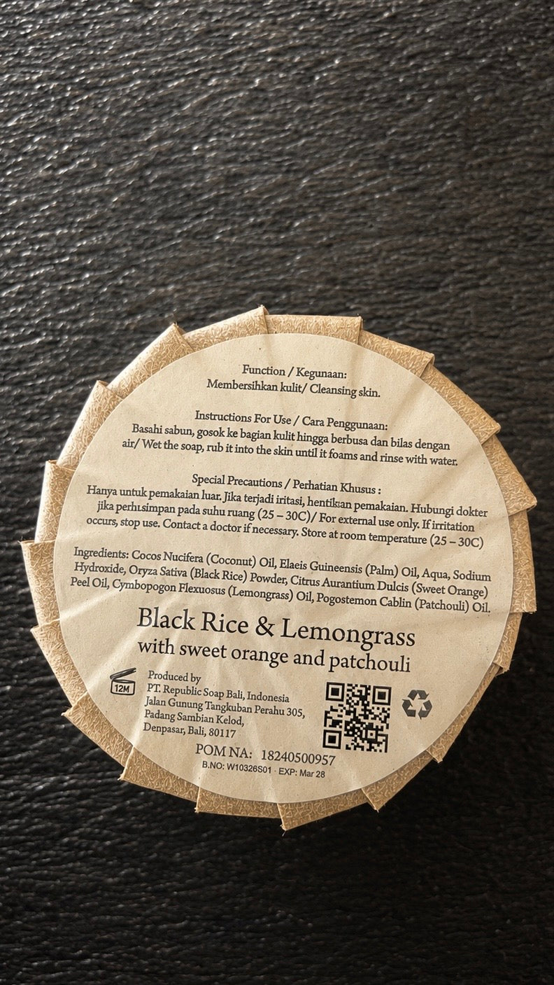 Handcrafted soap from Bali (A Legong Exclusive!)