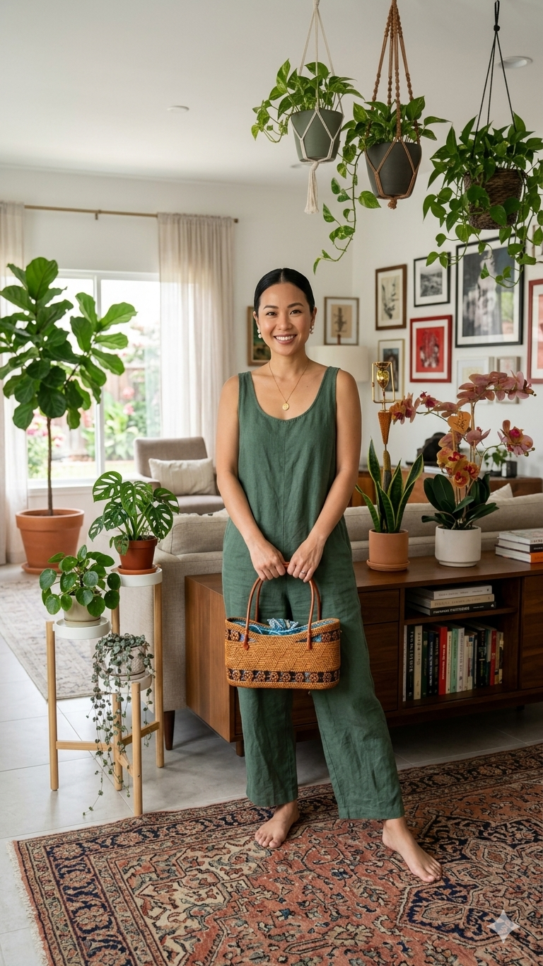 Rattan Tote Bag - "Bali Collection"