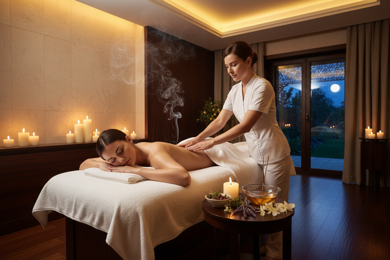 Full Body Massage treatment at a luxury spa